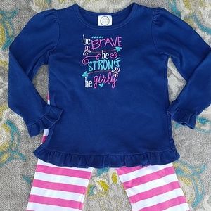 Girls Ruffle Pant Outfit